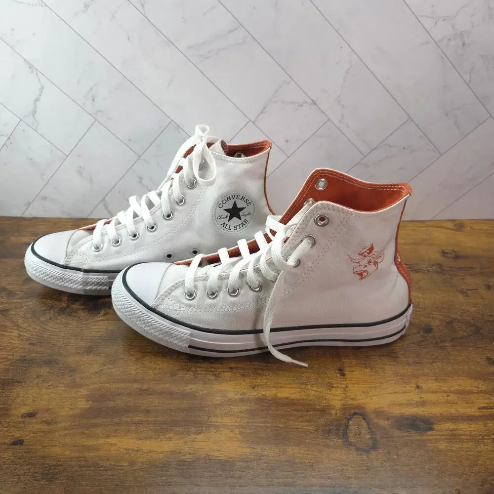 Converse Chuck Taylor Texas Longhorns High Top 6.5 W 8.5 UT 172522C New